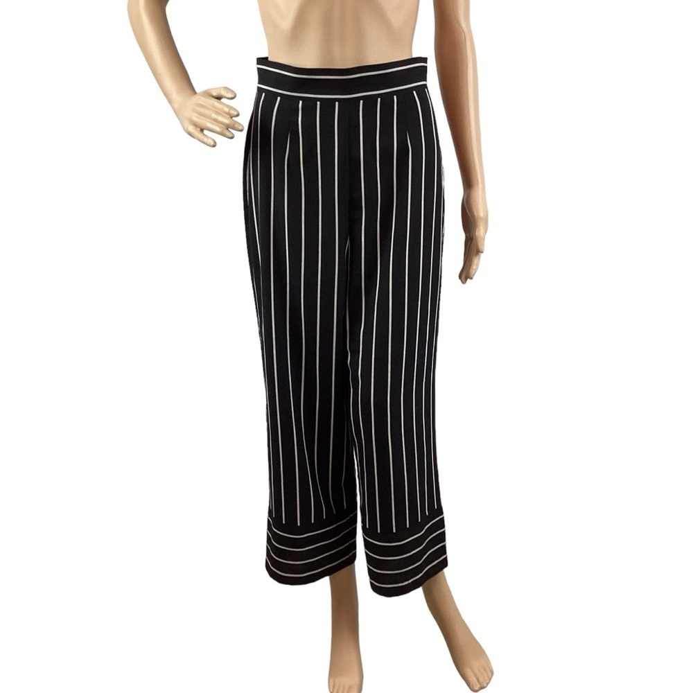 BB Dakota Skip the Lines Cropped Pant Size 4 Black